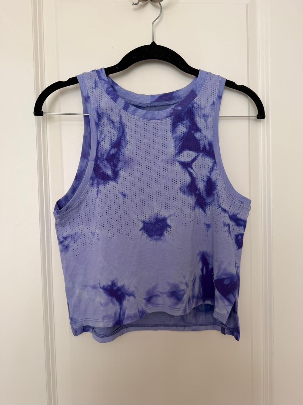 lululemon athletica Lavender and Deep Purple Tie-Dye Athletic Tank